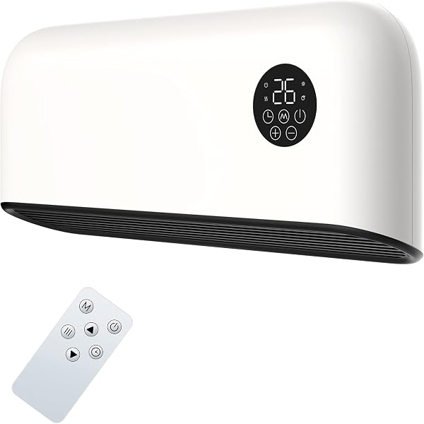 Warmlite WL44015 Digital 2 KW Wall Mounted Down Flow Heater with Remote  Control and Turbo Fan, White: Buy Online at Best Price in UAE - Amazon.ae