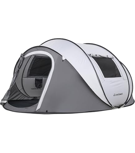 Tenda Da Campeggio JQDZX A Cupola - Impermeabile 2000mm Per 3 Stagioni - Foto 10