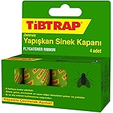 Tibtrap Yapışkan Karasinek Tuzağı Zehirsiz Sinek Yapışkan Bandı