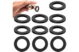 Prasacco 25 sztuk podk?adek do w??a prysznicowego, gumowy w?? myjka kran, pier?cienie uszczelniaj?ce do g?owicy prysznicowej, gumowe podk?adki, 19mm, uszczelka do g?owicy prysznicowej i w??a