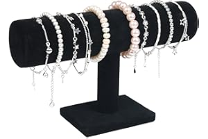 JEJA Portagioie, Bracciale Espositore in Velluto di T, Portagioielli, 23,5 x 14 x 5 cm, Porta Bracciale, Gioielli, Orologi e Collane per Organizzare e organizzare