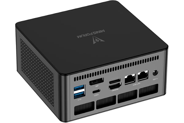 MINIS FORUM UM890 Pro Mini PC, processeur AMD Ryzen 9 8945HS, 8C/16T jusqu'à 5,2 GHz, AMD Radeon 780M, DDR5 32 Go jusqu'à 96 Go/1 TB SSD, HDMI/DP/USB4 × 2, 2 × RJ45 2,5G, Oculink, Wi-Fi6E, BT5.2