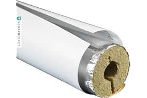 Scorprotect® PVC Folienzuschnitt selbstklebend hellgrau für gedämmte Rohre (SCP-PVCZSK-28-30)