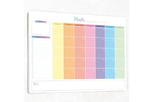 THE CLASSY PLANNER Monthly Wall Calendar 2025-2026 Large Undated - 16 Months of monthly pages with To Do list - Great as Family Planner, for Students, Business or Office use – A3 – Start Anytime