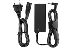 SUNYDEAL Cargador para Portátil HP 45W, Adaptador AC/Suministro de Cable de alimentación para HP Stream 11 13 14,Pavilion 11 13 15,Split 13,HP 719309-001 741727-001 HSTNN-CA40, 19.5V 2.31A,4.5mm*3mm