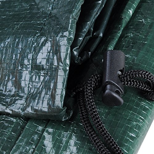 Schutzhülle Abdeckung Schutzhaube Abdeckplane Abdeckhaube Gartenmöbel Plane Hülle wasserdicht Grün für Sitzgruppe 240x136x88cm GZ1167