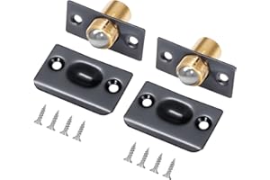 JEESBLSY Chiusure a Sfera a Rullo Regolabili Con Fermo Serratura Lucchetto, Fermo a Sfera Porta per l'Armadio Della Cucina di Casa Armadietto Porte, 2 Pezzi