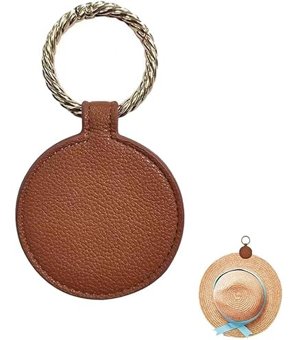 Clip Magnetica Per Cappello Da Viaggio - In Pelle PU, Per Borsone O Valigia, Colore Nero