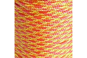 SAVAGE ISLAND Army Military Paracord Reel 3mm Basha Tent Bivi Camping Guy Rope Para Cord (Fireball, 15ft)