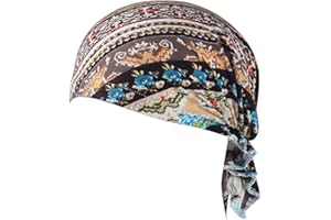 ASUDARO Bandeau d'echarpe de Pirate de Cyclisme Casquette de Foulard Tête Hommes Femmes en plein air Écharpe Fonctionnelle Respirant Séchage Rapide Ajustable Chapeaux de Sport Bandana