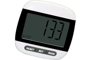 GÉNÉRIQUE Simple Pedometer For Seniors - Simple Walking Pedometer Step Counter | Walking Pedometer Clip On | Pocket Step Counter | Walking Distance Calorie Counter | Fitness Equipment