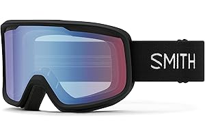 Smith Frontier - Gafas de esquí para hombre, color negro, tamaño mediano