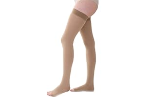 DOTT. PIAZZA HEALTHCARE Dott. Piazza Autoreggenti Terapeutiche in Microfibra Soft - Classe I di Compressione - CL1- K1- Punta Aperta - Beige