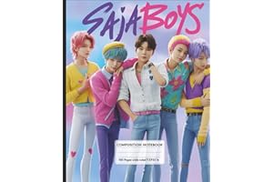 Saja Boys Composition Notebook: Refined 7.5x9.25 Inch Ruled Notebook – Perfect for Ideas, 100 Notes, and Daily Journaling