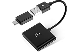 COOLFELL Adaptateur CarPlay sans Fil Adaptateur Wireless, Carplay sans Fil Dongle Carplay sans Fil pour OEM, Dongle de Contrôle sans Fil Adapté pour Les Voitures from 2017