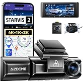 Azdome M550H 3 Kameralı 4K+2K+1K &Ccedil;ift Starvis 2 Ara&ccedil; Kamerası