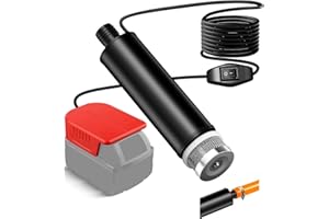 TEPULAS Self-Priming Water Transfer Pump for Milwaukee M18 18V Battery, 635GPH Cordless Water Pump for Pool Draining, Pond, Garden, Tub, Tank, Aquariums