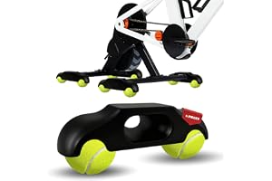 4 stycken rockerplattfötter, adapter för inomhuscykling snap rocker-fötter, bärbar cykeltränare med vaggande platta, tennisbollfötter för Wahoo Kickr Core 2 rulltränare, inklusive 8 tennisbollar
