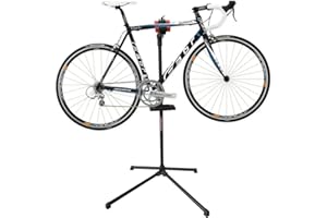 TMZ Heavy Duty Bike Bicycle Maintenance Mechanic Repair Folding Work Stand Mountain Tool,Hold up to 40KG, Adjustable Height