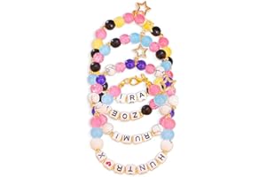 HOVCEH for Kpop Demon Merch Bracelets Inspired Bracelets, Friendship Bracelet Set, Stackable Stretch Bracelets for Fans Christmas Birthday Gifts, Concert Outfits Accessories