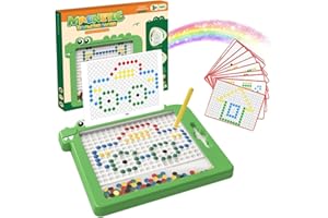 Shengou Prezenty dla dzieci, tablica rysunkowa dla dzieci, tablica kreślarska z magnetycznymi kulkami i długopisem, magnetyczna tablica do rysowania, duże magnetyczne tablice rysunkowe