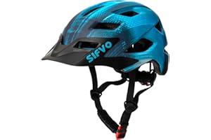 ‎SIFVO SIFVO Fahrradhelm Kinder Jungen und Mädchen 50-57cm, Kinder Fahrradhelm mit Abnehmbarem Visier Kinderhelm Multisport Helm Kinder Sicher und Komfortabel 5-14 Jahre