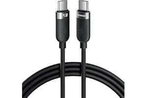 Toocki 240W USB‑C‑kabel 2M PD 3.1 flexibel silikon snabbladdningskabel