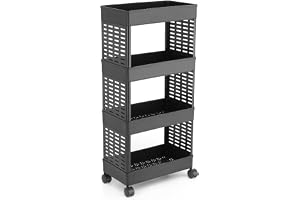 Dillard's Plastic Multipurpose 4-Tier Floor Mount Corner Shelf Kitchen Organizer Rack/Storage Shelf/Dish Rack/Storage Rack For Kitchen