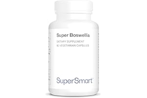 Super Boswellia - Aiuta a ritrovare il comfort articolare - Antinfiammatorio - Estratto di Boswellia Serrata standardizzato al 20% di AKBA - Elevato assorbimento - Vegano - Senza glutine - Supersmart