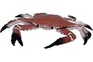 Rep Pals - Krab, elastyczna zabawka firmy Deluxebase. Super rozciągliwe repliki zwierząt, które wydają się prawdziwe, świetne dla dzieci