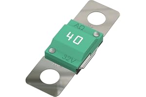 AUPROTEC Fusible Midi à courant élévé/verrouillage à vis 40-100A, choix : 40A ampères, vert, 1 pièce