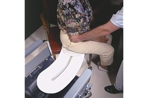 PERFORMANCE HEALTH Planche de Transfert Beasy II, idéale pour les transfert dans les espaces réduits tel que la salle de bain. Equipé d'un siège pivotant, idéal pour les personnes âgées, handicapées