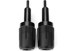 CCYYMOWOK MOWOK Zubehör Für Kawasaki Z900 RS SE Z 900 2017–2025 2024 2023 Motorrad Sturzpads Rahmen Schieber Sturzschutz Crashpads Protektoren aus CNC Aluminium + POM (Schwarz)