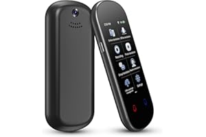 Adelagnes Sprachübersetzer Gerät Übersetzer Übersetzungsgerät mit Sprachausgabe,Fotoübersetzung/WIFI/Hotspot/Offline,Sofortübersetzer für Reisen,Business und Sprachenlernen