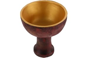 Cabilock Cáliz Accesorios Retro Indiana para Jones Reunión Personal Cuenco Herramienta Reyes Ofreciendo Vino de Escritorio Arturo Decoración Copa Adornos Iglesia Adoración Caliz