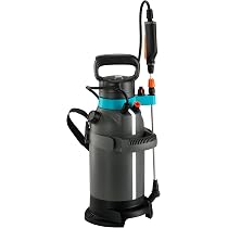 Gardena Nebulizzatore A Pressione Da 5 Litri – Con Indicatore Di Livello, Lancia Ergonomica E Tracolla – Modello 823-20