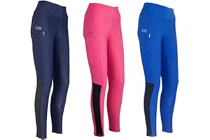 ‎LAZURA Lazura Damen Reitleggings Silikon Vollbesatz Adventure