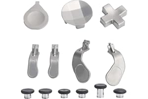 ASHATA Juego de paletas de Botones para Controlador de Juegos, palancas de Control de Gamepad para Xbox One Elite Serie 2, paletas de Control Elite de Repuesto D-Pads Joystick de Joystick