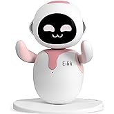 Eilik Rosa - Robot Mascota Juguete Inteligente Interactivo: Compa&ntilde;ero para Casa y Trabajo, con Software de &Uacute;ltima Generaci&oacute;n
