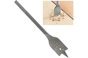 SAKERR Wood Drill Bit, Spade Drill Bit Professional Spade Bit Universal Quick Change Hex Shank Flat Wood Drill Bits for Wooden Plywood Chipboards Soft Hard Wooden Surfaces (25mm)