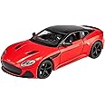 Invite Enterprise Car 1:22 Big Aston Martin Dbs Diecast Model Metal Pull-Back Car With Sound Light And Opening Doors: A Kids' Toy Vehicle Gift (1:24 Aston Martin Dbs - Red)