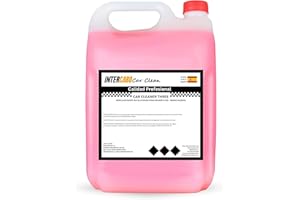 INTERCABO Abrillantador para neumáticos sin siliconas - restaura el color negro original en ruedas y gomas - limpieza de neumáticos apto para uso doméstico y automoción - garrafa 5 litros