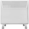 Devola Electric Panel Heater Low Energy Wall mounted Radiator 500W, Eco Warm Energy Efficient Technology, Floor stand & wall mount, Adjustable Thermostat with Programmable Timer, Lot 20, DVS500W