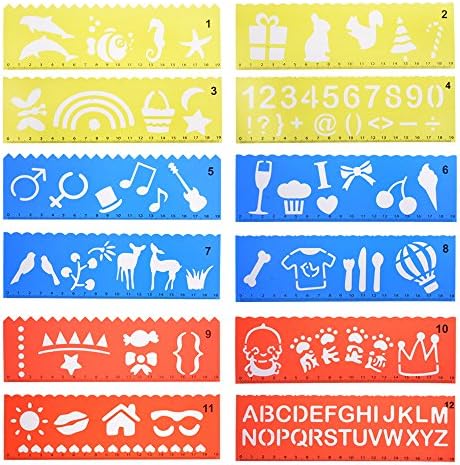 Journal Planner Stencils,digital,alphabet,flower,animal,Mylar Stencils.Plastic stencil,Banner,Graphic,Bullet,2017 NEW Arrival