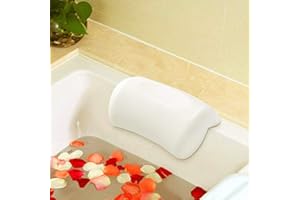 AnnSpa Cuscino di Bagno, Vasca da Bagno Accessori Bagno Morbido con Ventosa Forte per Rilassare Testa e Collo