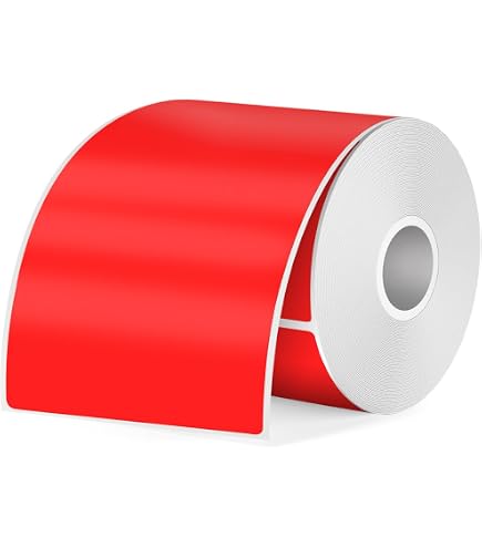 Étiquettes Thermiques Directes 70x50 Mm - 8 Rouleaux Étiquettes Zébrées Pour Codes-Barres Et Adresses