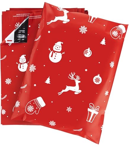 Sacs D'expédition Noel, Pochettes D'envoi, Vinted,emballage D'EXPEDITION, Original, Large 25 * 35, Colis, Commande, Conditionnement, Envoi Postal, Papier Cadeau, E-commerce, Anniversaire, Lot De 50