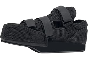 GHORTHOUD Forefoot Off-Loading Post Op Shoe Closed Toe Medical Walking Boot for Broken Toe Orthopedic Foot Brace for Post Bunion Hammertoe Surgery Brace (S)