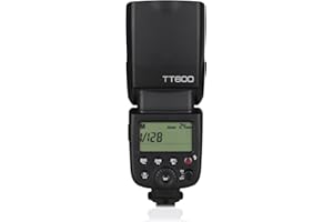Godox TT600 Flash de cámara,Sistema X inalámbrico 2.4G Incorporado, Manual, Panel LCD, Alimentado por Batería, Compatible con cámaras DSLR Canon/Nikon/Pentax/Olympus