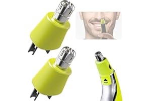 TQPXZO Paquete de 2 Cuchillas de Repuesto para Recortadora de Pelos Nasales Compatibles con One Blades Cuchilla de Repuesto QP2520, QP2630, QP2734, One Blades 360, Accesorios de Recorte de Cuchillas